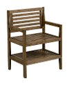 Antique Chestnut Accent Chair - Dunnsville