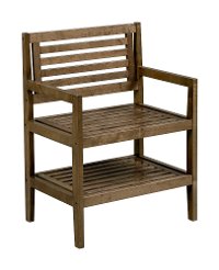 Antique Chestnut Accent Chair - Dunnsville