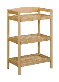 Adjustable Blonde Low Bookcase / Media Tower - Exmore