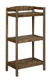 Adjustable Antique Chestnut Wooden Bookcase / Media Tower - Exmore