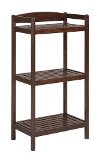 Adjustable Merlot Wooden Bookcase / Media Tower - Exmore