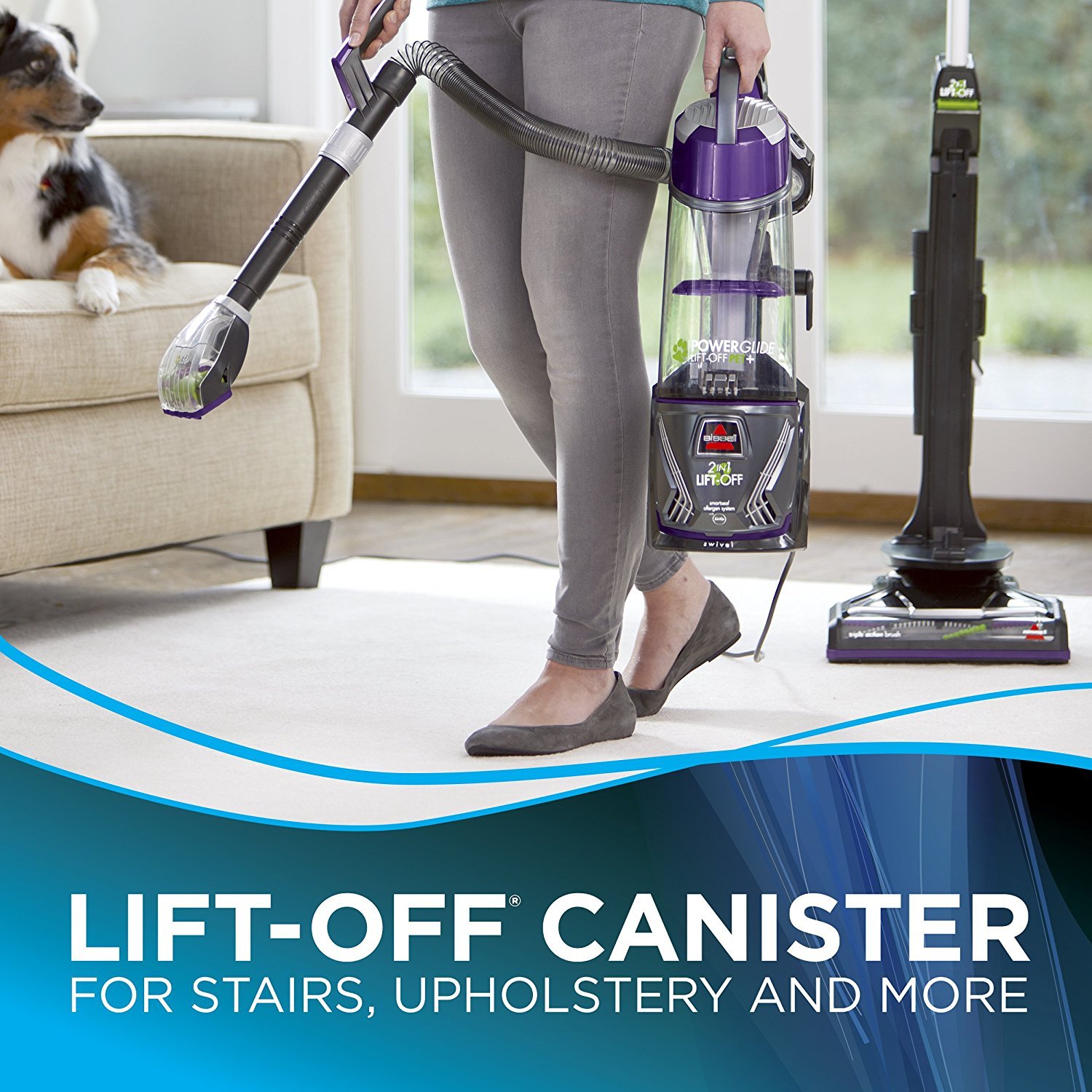 2043 BISSELL PowerGlide Lift-Off Pet Plus Upright Vacuum-2