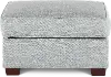 Alison Blue-Gray Ottoman