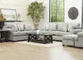 Alison Blue-Gray 2 Piece Living Room Set