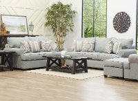 Casual Classic Mist Green 2 Piece Living Room Set - Alison