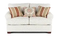 Alison Casual Classic Linen Loveseat