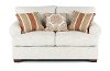 Casual Classic Linen Loveseat - Alison