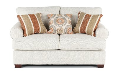 Casual Classic Linen Loveseat - Alison
