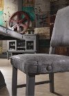 HM4290-18VG/SIDECHR Gray Upholstered Dining Chair - Factory -3