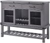 HM4290-SE/SERER Gray Dining Server - Factory -1