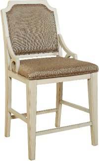 Upholstered Counter Height Stool - Mystic Cay