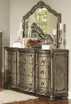 Traditional Platinum Gold Dresser - Seville