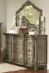 Traditional Platinum Gold Dresser - Seville