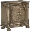 Clearance Seville Platinum Gold Nightstand