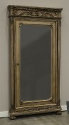 Traditional Platinum Storage Floor Mirror - Seville