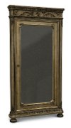 Traditional Platinum Storage Floor Mirror - Seville-3