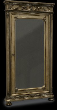 Traditional Platinum Storage Floor Mirror - Seville-3