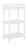 Adjustable White Wooden Bookcase / Media Tower - Exmore