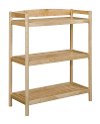 Adjustable Blonde Wooden Bookshelf / Media Console - Exmore