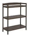 Adjustable Espresso Wooden Bookshelf / Media Console - Exmore