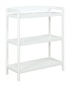 Adjustable White Wooden Bookshelf / Media Console - Exmore