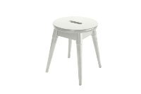 Solid Wood Round Stool - Arendal