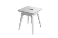 Solid Wood Square Stool - Arendal