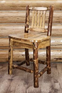 MWGCBSWNR24 Counter Height Stool w/ Back - Glacier