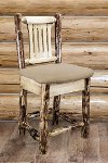 MWGCBSWNRBUCK24 Counter Height Bar Stool w/ Back - Glacier-4
