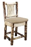 MWGCBSWNRBUCK24 Counter Height Bar Stool w/ Back - Glacier-5