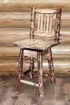 MWGCBSWSNR24 Counter Height Barstool w/ Back & Swivel