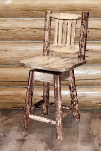 MWGCBSWSNR24 Counter Height Swivel Bar Stool w/ Back - Glacier