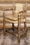 MWGCBSWCAS24 Counter Height Captain's Bar Stool- Glacier