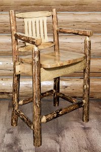 MWGCBSWCAS24 Counter Height Captain's Bar Stool- Glacier-4