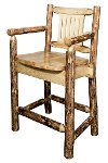 MWGCBSWCAS24 Counter Height Captain's Bar Stool- Glacier-6