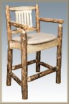 MWGCBSWCASBUCK24 Counter Height Captain's Bar Stool - Glacier-3