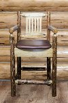 MWGCBSWCASSADD24 Counter Height Captain's Bar Stool - Glacier