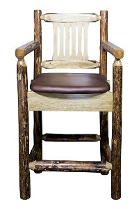 MWGCBSWCASSADD24 Counter Height Captain's Bar Stool - Glacier-3
