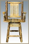 MWGCBSWSCAS24 Counter Height Swivel Captain's Bar Stool - Glacier-2