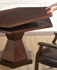 Cherry 60 Inch Hexagon Game/Dining Table - Morris Collection