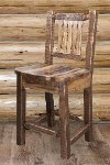 MWHCBSWNRSL24 Counter Height Stool w/ Back - Homestead