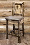MWHCBSWNRSLSADD24 Counter Height Bar Stool w/ Back - Homestead -3