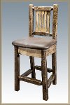 MWHCBSWNRSLSADD24 Counter Height Bar Stool w/ Back - Homestead -4