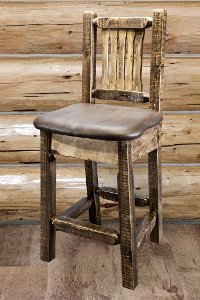 MWHCBSWNRSLSADD24 Counter Height Stool w/ Back - Homestead -3