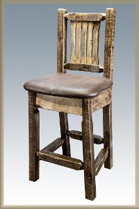 MWHCBSWNRSLSADD24 Counter Height Stool w/ Back - Homestead -4