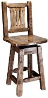 MWHCBSWSNRSL24 Counter Height Swivel Bar Stool w/ Back - Homestead