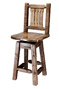 MWHCBSWSNRSL24 Counter Height Swivel Bar Stool w/ Back - Homestead-2