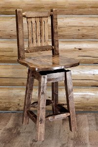 MWHCBSWSNRSL24 Counter Height Swivel Bar Stool w/ Back - Homestead-4