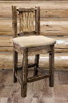MWHCBSWSNRSLBUCK24 Counter Height Swivel Bar Stool w/ Back - Homestead