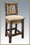 MWHCBSWSNRSLBUCK24 Counter Height Swivel Bar Stool w/ Back - Homestead-2